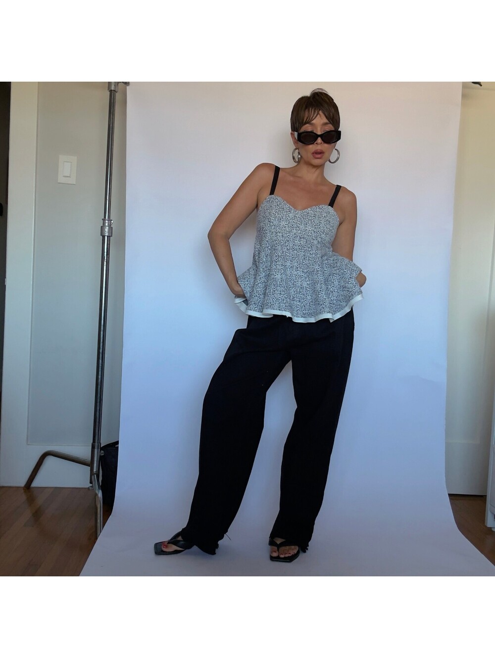 Zara Peplum Top